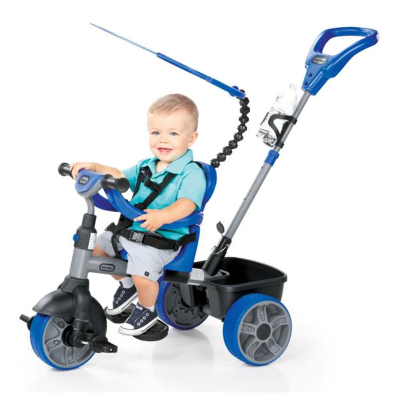 4-in-1 Basic Edition Trike - Blue – Adjustable Trike with Parent Handle