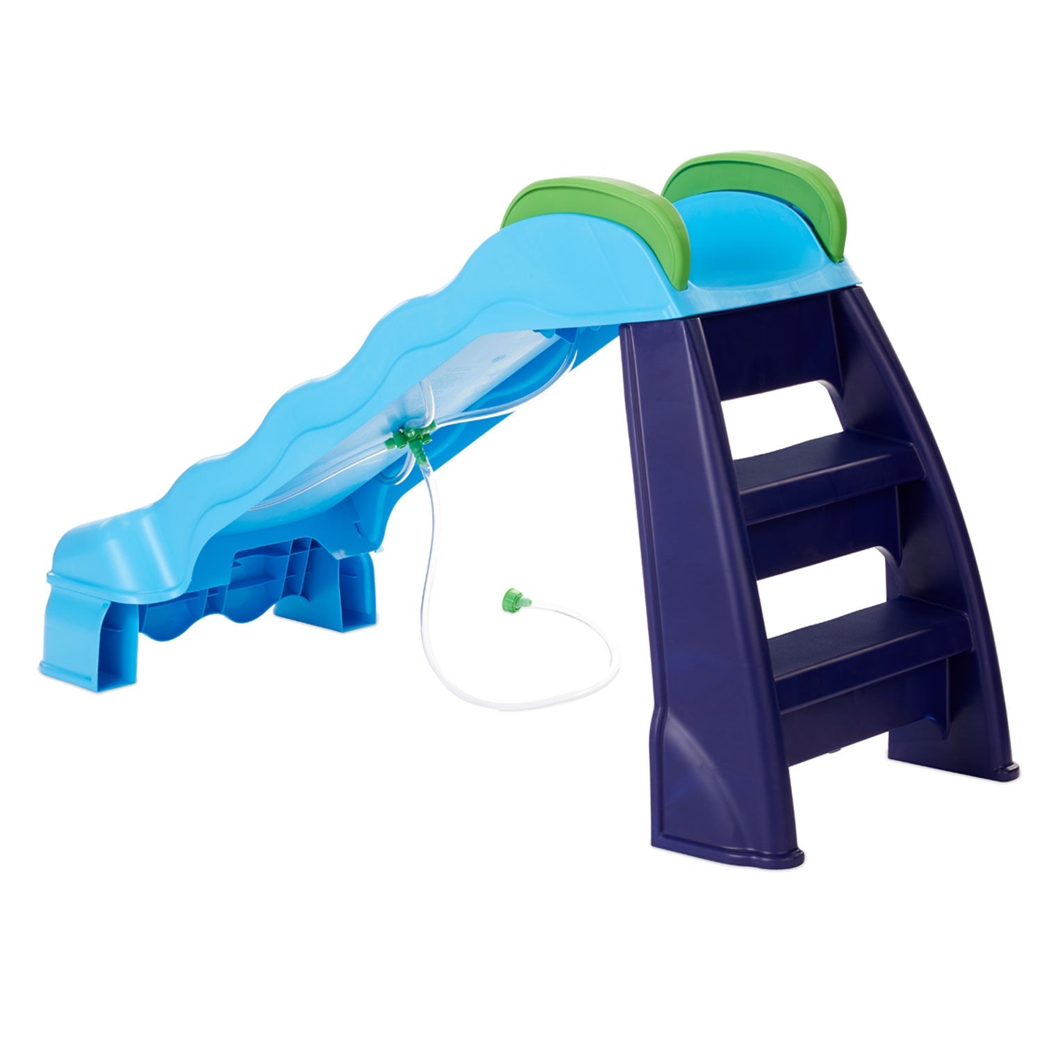 2-in-1 Indoor-Outdoor Slide with Water Spraying Jets