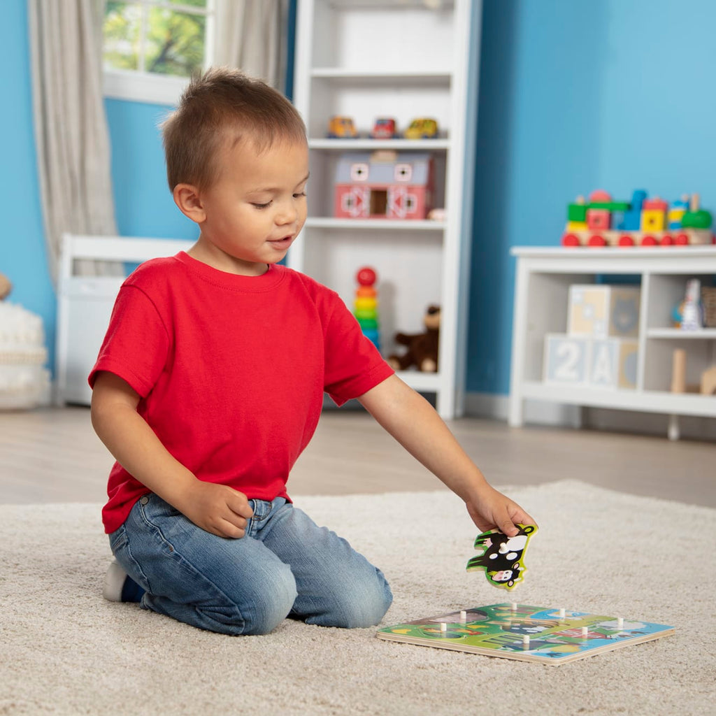 Farm Peg Puzzle - 8 pieces