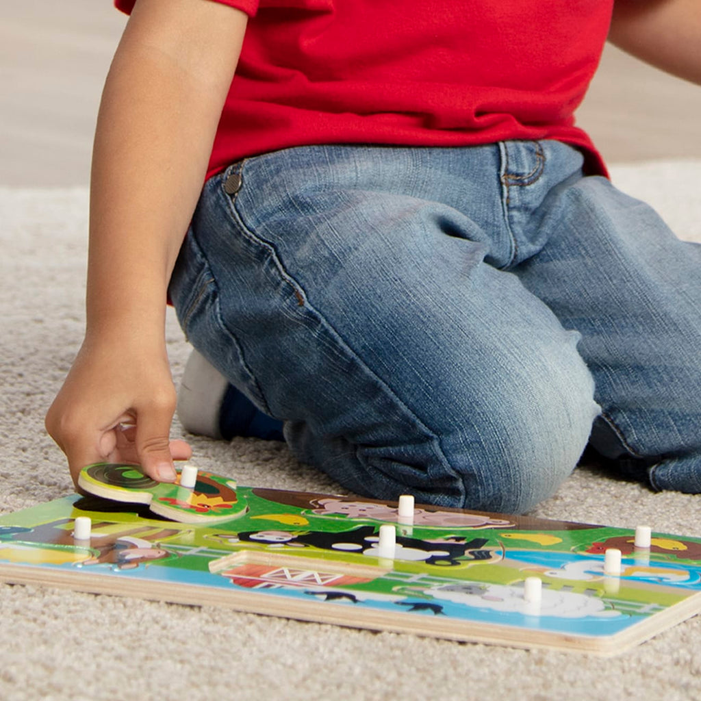 Farm Peg Puzzle - 8 pieces