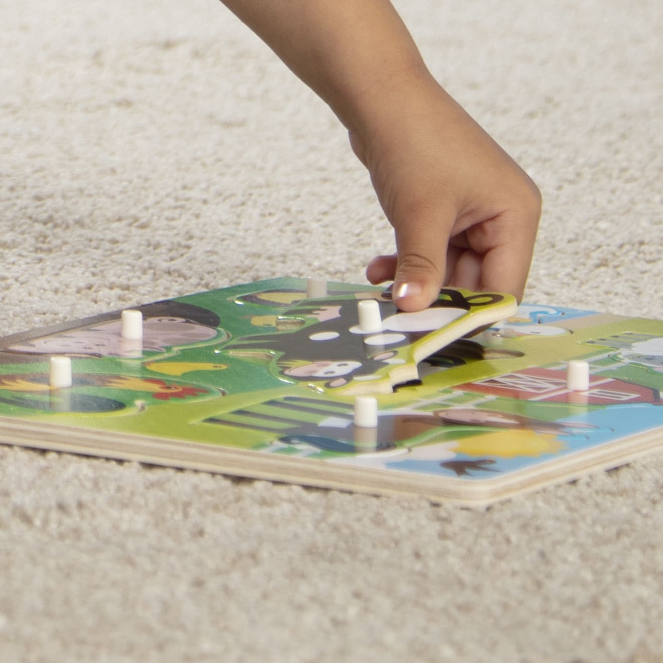 Farm Peg Puzzle - 8 pieces