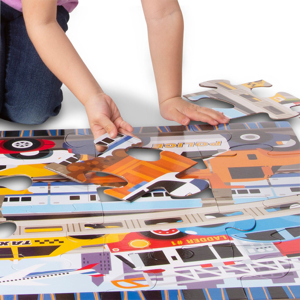 Traffic Jam Floor Puzzle - 24 Pieces