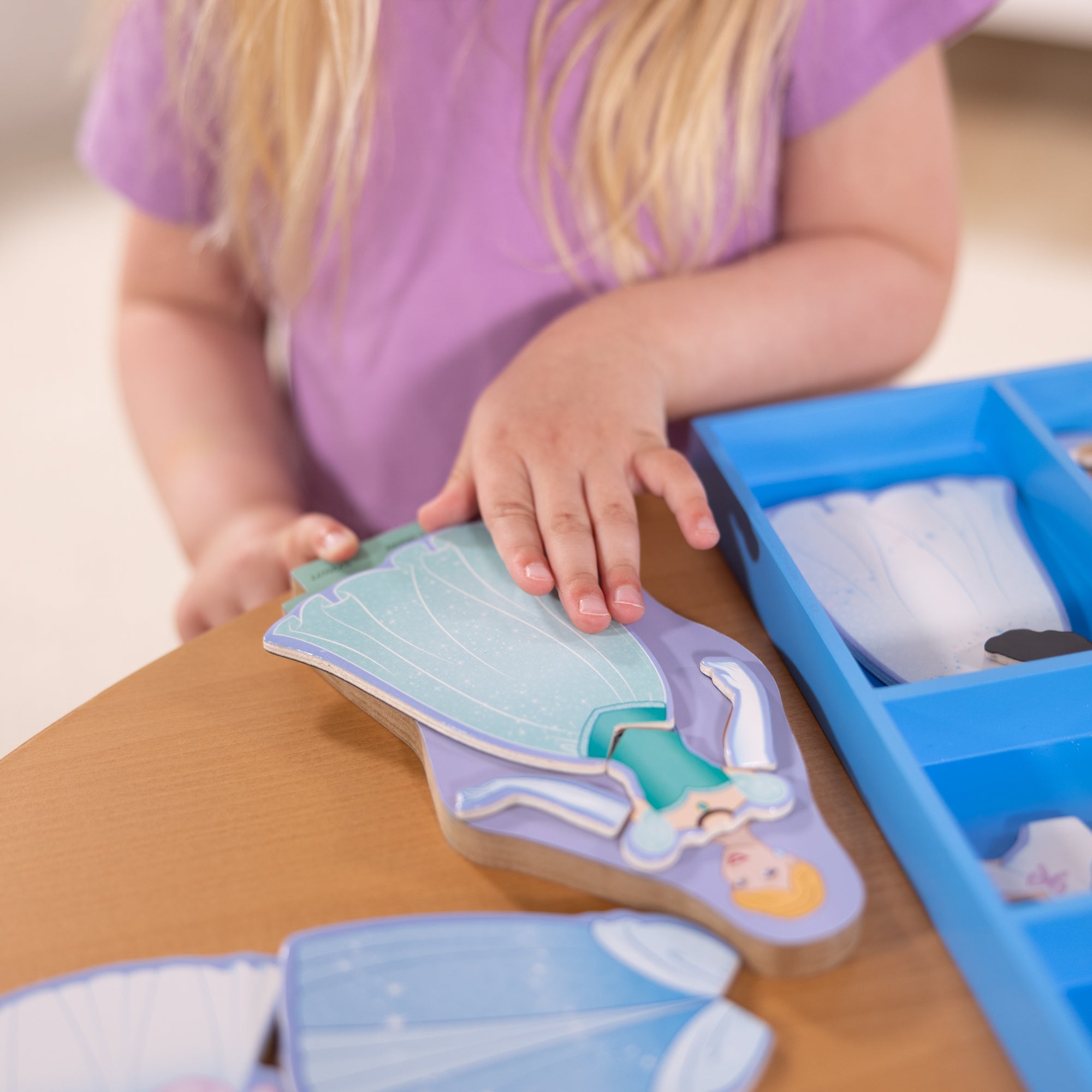 Disney Princess Cinderella Wooden Magnetic Dress-Up